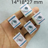 10pcs Resin Washing Machine Charms DIY Earrings Key Chain Jewelry Making Crafts
