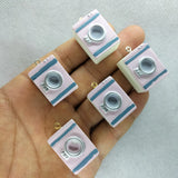 10pcs Resin Washing Machine Charms DIY Earrings Key Chain Jewelry Making Crafts