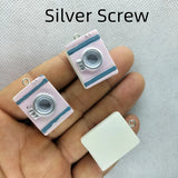 10pcs Resin Washing Machine Charms DIY Earrings Key Chain Jewelry Making Crafts