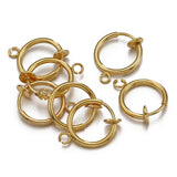 10pcs Non Piercing Ear Clip Hoop for Earrings DIY