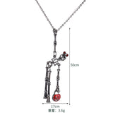 10pcs Retro Halloween Skull Charms for Earring DIY Jewelry Making