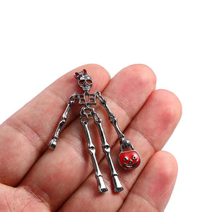 10pcs Retro Halloween Skull Charms for Earring DIY Jewelry Making