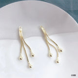 10pcs Rhinestone Tassel Chains Stars Charms Pendants DIY Earrings Making