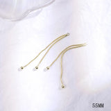 10pcs Rhinestone Tassel Metal Charms Earrings DIY Findings