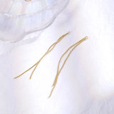 10pcs Rhinestone Tassel Metal Charms Earrings DIY Findings
