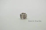 10pcs Rhinestone Setting Big Hole Beads 8x10mm for Jewelry Making