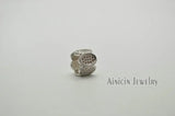 10pcs Rhinestone Setting Big Hole Beads 8x10mm for Jewelry Making