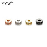 10pcs  Rhinestone Stainless Steel Beads Plated With Nickel Lead Cadmium 7mm