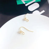 10pcs Rhinestone Earrings Clasps Hooks DIY Jewelry Making Accessories