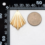 10pcs Rhombus Charm 35x27mm Plated Geometric Pendants DIY Findings