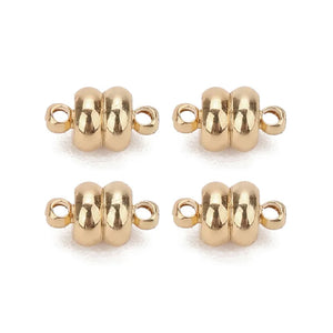 10pcs Copper Magnetic Clasps for Leather Cord Bracelets DIY Jewelry Making