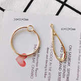 10pcs Round Golden Pendant Charms for DIY Jewelry Making