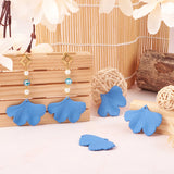 10pcs Ginkgo Leaf Pendant Charms for DIY Jewelry Making Necklace