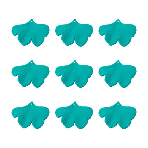 10pcs Ginkgo Leaf Pendant Charms for DIY Jewelry Making Necklace