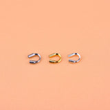 10pcs S925 Sterling Silver Bracelet Closure, DIY Jewelry Making U-Shaped Buckle