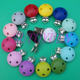 10pcs Ecofriendly Silicone Suspender/Pacifier Clips DIY Crafts Accessories