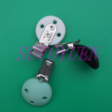 10pcs Ecofriendly Silicone Suspender/Pacifier Clips DIY Crafts Accessories
