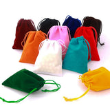 10pcs Velvet Drawstring Pouch Jewelry Wedding Party Gift Bag