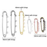 10pcs Safety Pins Brooch 50/80/90mm Blank Base Pin for DIY Jewelry Making