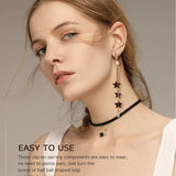 10pcs Screw Ear Clip Earring Settings Rotate Pads Base Blank Bezel