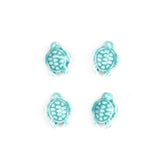 10pcs Sea Turtle Beads Ceramic Charm Large Stone Beads For Jewelry Making
