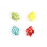 10pcs Sea Turtle Beads Ceramic Charm Large Stone Beads For Jewelry Making