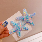 Sequin Starfish Hairpin Headwear for Kids