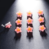 10pcs Mini Hairpin Tiara Resin Flower Women's Crab Claw Headwear Girl Hair Clips