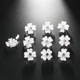 10pcs Mini Hairpin Tiara Resin Flower Women's Crab Claw Headwear Girl Hair Clips