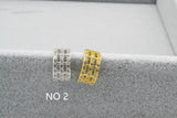 10pcs CZ Ear Cuff Earring Wrap Clip On Models Non Piercing Nose Rings