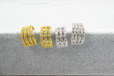 10pcs CZ Ear Cuff Earring Wrap Clip On Models Non Piercing Nose Rings