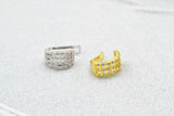 10pcs CZ Ear Cuff Earring Wrap Clip On Models Non Piercing Nose Rings