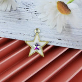 10pcs Rhinestone Planet Stars Charms Pendant DIY Jewelry Making