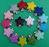 10pcs Silicone Star Suspenders/Pacifier Clips DIY Crafts Accessories