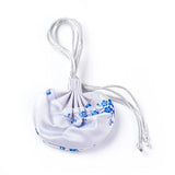 10pcs Silk Gift Packing Pouches for Christmas Party Favor Candy Present