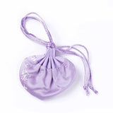10pcs Silk Gift Packing Pouches for Christmas Party Favor Candy Present