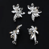 10pcs Silver Plated Tree Leaf Branch Flowers Charms DIY Jewelry Accessories