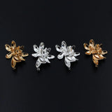 10pcs Silver Plated Tree Leaf Branch Flowers Charms DIY Jewelry Accessories