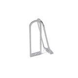 10pcs Silver Plated D-shape Frame Charms for DIY Earrings