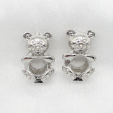10pcs Bear Pearl Cage Oil Diffuser Pendant for Aromatherapy Necklace