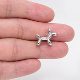 10pcs Silver Balloon Dog Charm 14x17x5mm DIY Crafts Findings Jewelry