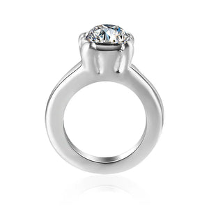 10pcs Silver Wedding Ring Charms for Glass Locket