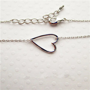 10pcs Hollow Heart Bracelet - Dainty Sweet Romantic Jewelry