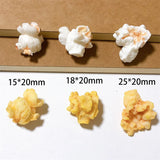 10pcs Mini Resin Popcorn Craft Ornament Scrapbook Decoration DIY Home Accessory