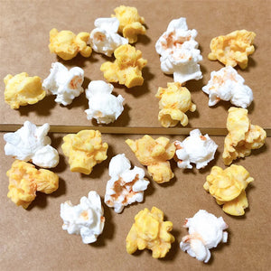 10pcs Mini Resin Popcorn Craft Ornament Scrapbook Decoration DIY Home Accessory