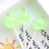 10pcs 3D Planet Lollipop Resin Charms for DIY Jewelry Making
