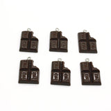 10pcs Chocolates Resin Charms For DIY Earrings Keychains Necklaces