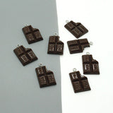 10pcs Chocolates Resin Charms For DIY Earrings Keychains Necklaces