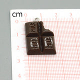 10pcs Chocolates Resin Charms For DIY Earrings Keychains Necklaces