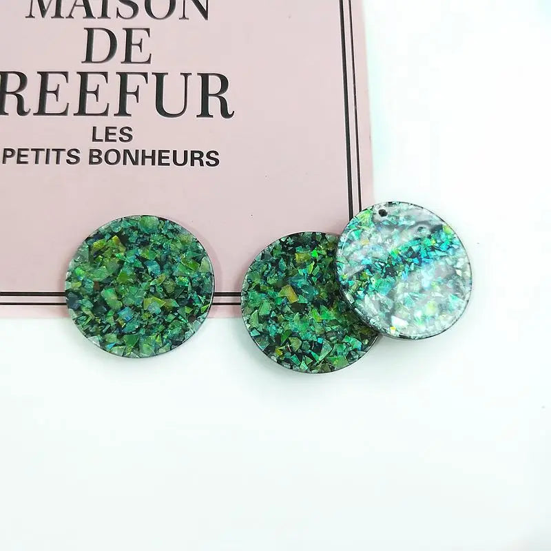 10pcs Single Hole Pendant Earrings Necklace DIY Jewelry Making